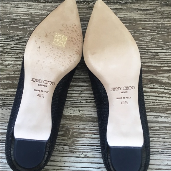 Jimmy Choo Crystal Bow Flats, Size 40.5, NWOT - Picture 4 of 4